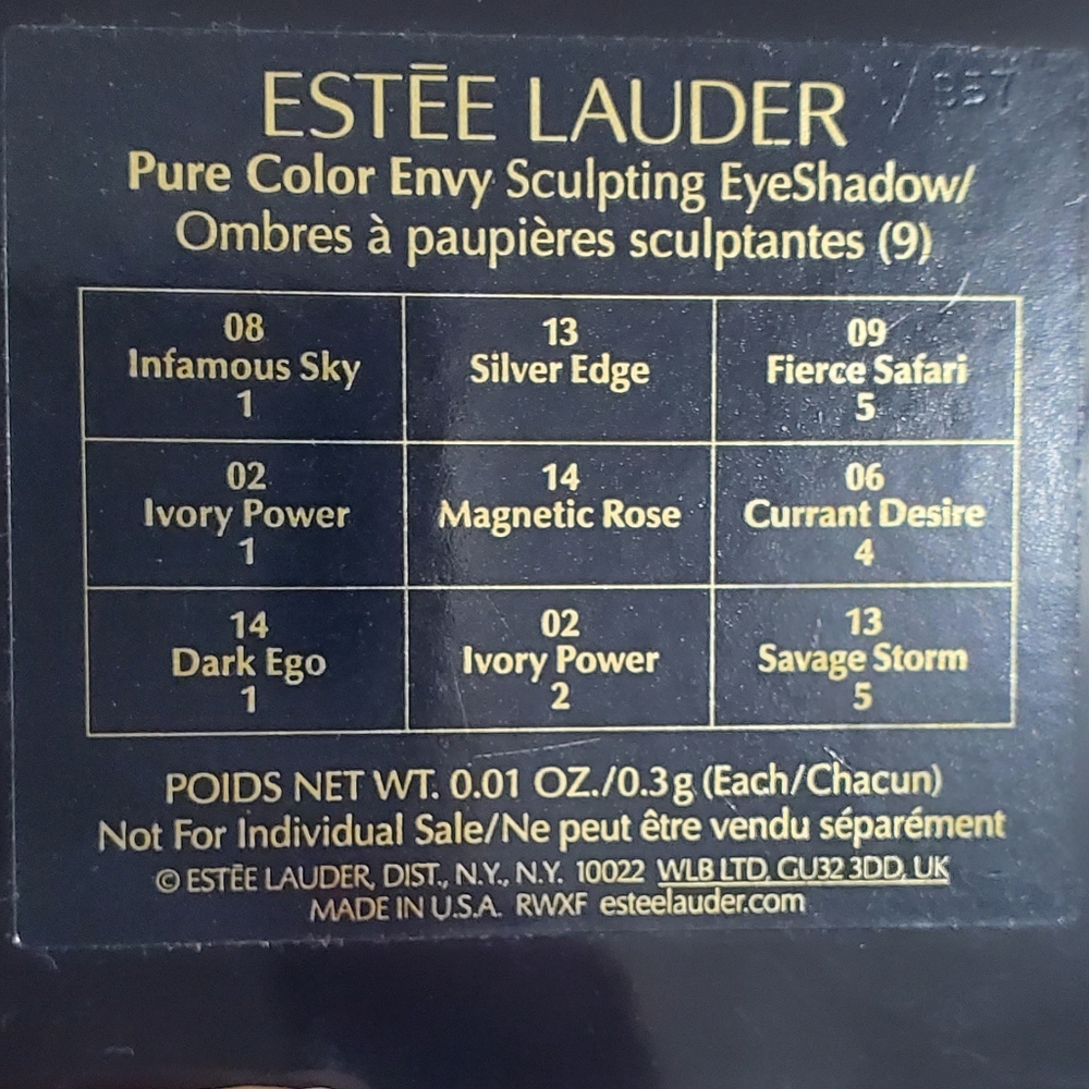 Estee Lauder Pure Color Envy Sculpting Eyeshadow Palette - Picture 3 of 6